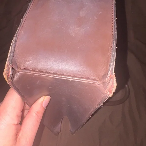 Louis Vuitton red Interior Leather Bag some corner damage - Picture 8 of 15